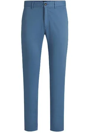 HUGO BOSS Slim-fit chinos in stretch-cotton satin
