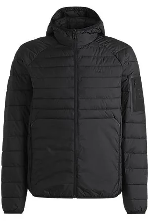 HUGO BOSS Water-repellent padded jacket with sleeve pocket
