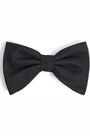 HUGO BOSS Bow tie in patterned silk jacquard