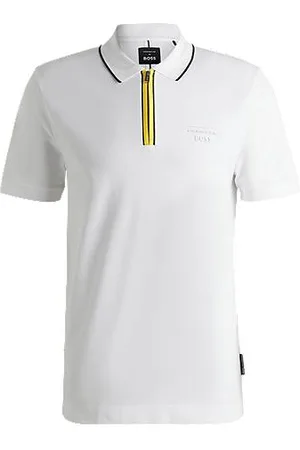 HUGO BOSS Porsche x stretch-cotton polo shirt