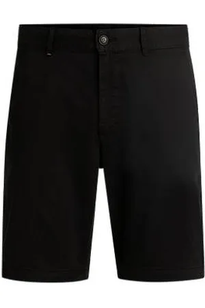 HUGO BOSS Slim-fit shorts in stretch-cotton twill