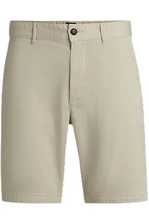 HUGO BOSS Slim-fit shorts in stretch-cotton twill