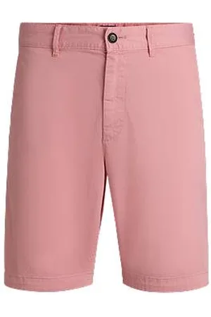 HUGO BOSS Slim-fit shorts in stretch-cotton twill