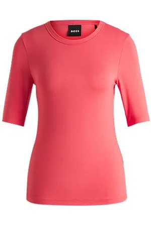 HUGO BOSS Slim-fit T-shirt in a stretch-modal blend