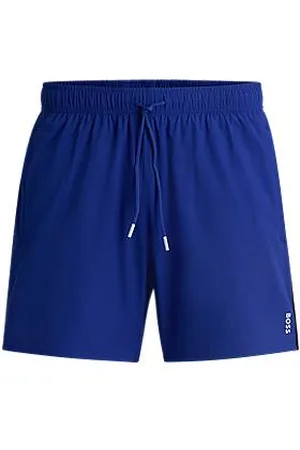 HUGO BOSS Swim shorts with signature stripe and logo