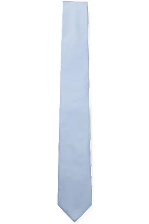 HUGO BOSS Micro-pattern jacquard tie with silk