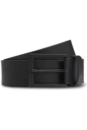 HUGO BOSS Italian-leather belt with buckle