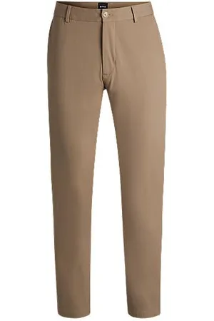 HUGO BOSS Modern-fit trousers in a stretch-cotton blend