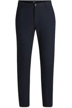 HUGO BOSS Modern-fit trousers in a stretch-cotton blend