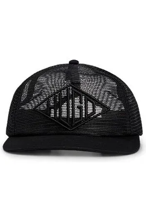 HUGO BOSS Mesh cap with geometric logo embroidery