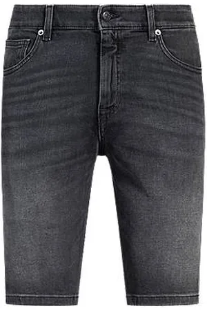 HUGO BOSS Delaware slim-fit shorts in comfort-stretch denim