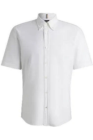 HUGO BOSS Button-down regular-fit shirt in Oxford cotton