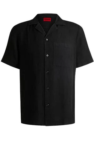 HUGO BOSS Relaxed-fit multi-occasional shirt in linen
