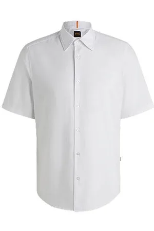 HUGO BOSS Regular-fit shirt in Oxford cotton