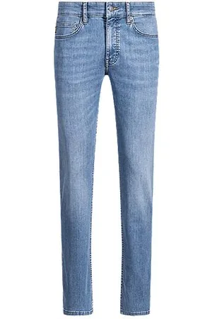 HUGO BOSS Delaware slim-fit jeans in blue soft-motion denim