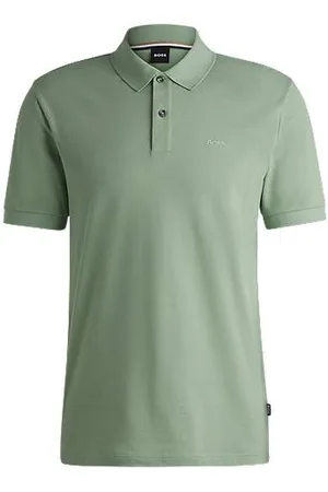 HUGO BOSS Pallas polo shirt in cotton piqué with logo details