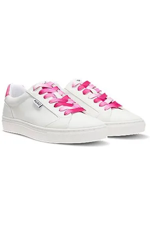 HUGO BOSS Low-top trainers with logo flag