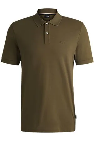 HUGO BOSS Pallas polo shirt in cotton piqué with logo details