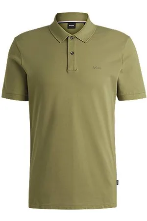 HUGO BOSS Pallas polo shirt in cotton piqué with logo details