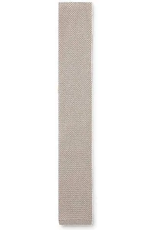 HUGO BOSS Silk tie with piqué knit