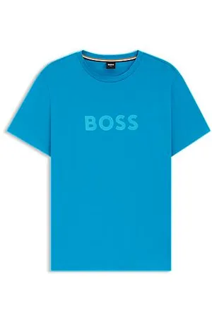 HUGO BOSS Cotton-jersey T-shirt with SPF 50+ UV protection