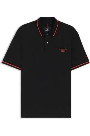 HUGO BOSS Porsche x polo shirt in cotton with moisture control