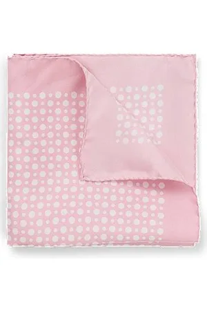 HUGO BOSS BECKHAM x printed silk pocket square