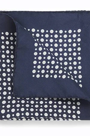 HUGO BOSS BECKHAM x printed silk pocket square