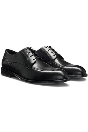 HUGO BOSS Derby shoes in leather with durable outsole