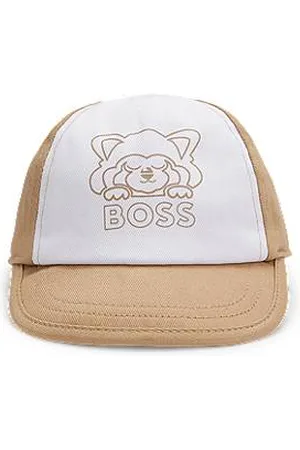 HUGO BOSS Baby cap with red-panda logo embroidery