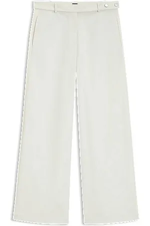 HUGO BOSS Relaxed-fit trousers in cotton canvas