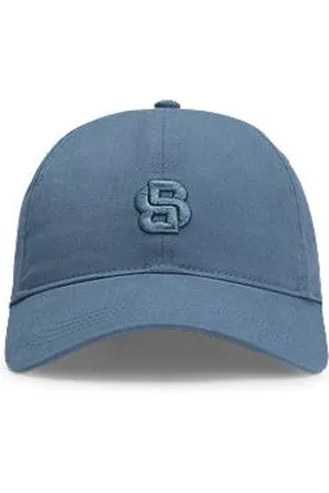 HUGO BOSS Cotton cap with embroidered Double B monogram