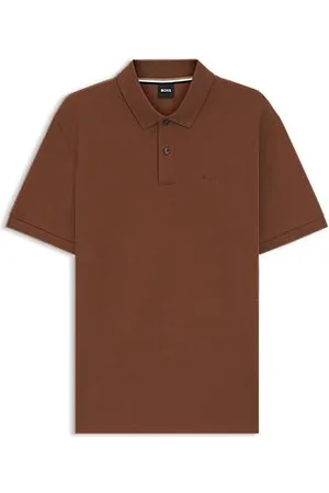 HUGO BOSS Pallas polo shirt in cotton piqué with logo details