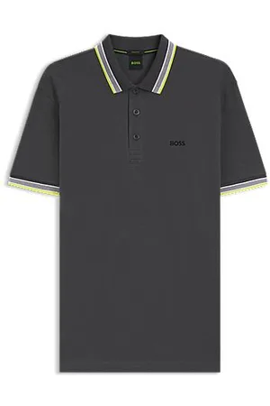 HUGO BOSS Paddy polo shirt in cotton piqué with logo undercollar