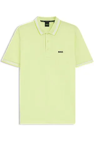 HUGO BOSS Paddy polo shirt in cotton piqué with logo undercollar
