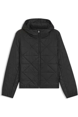 HUGO BOSS Water-repellent jacket with triangle quilting