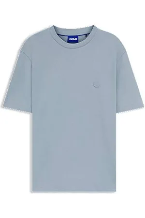HUGO BOSS Cotton-jersey T-shirt with Happy logo