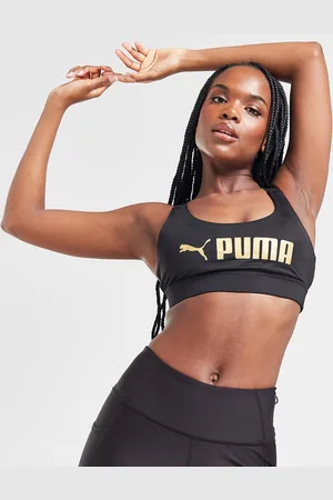 Puma Training Evoknit Seamless Light Support Sports Bra In Soft Pink for  Women