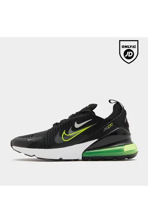 Nike air max 270 hotsell black volt green junior