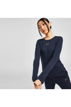 EA7 Logo Shine Long Sleeve T-Shirt