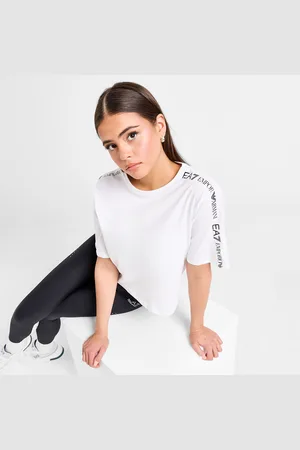 EA7 Logo Crop T-Shirt