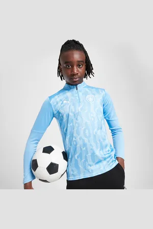 PUMA Manchester City FC Pre Match 1/4 Zip Top Junior