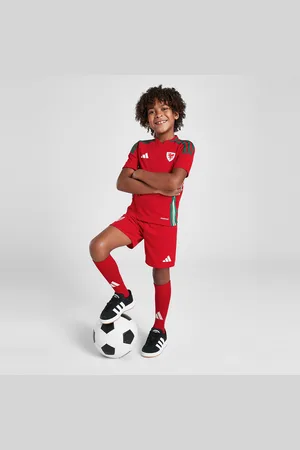 adidas Wales 2024 Home Kit Children
