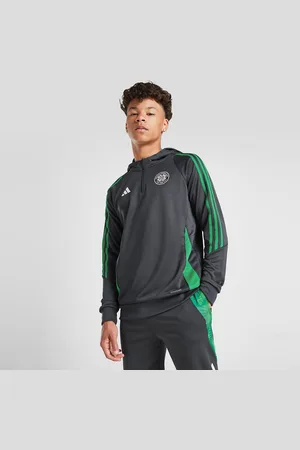 adidas Celtic Track Hoodie Junior