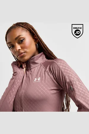 Under Armour Embossed All Over Print 1/2 Zip Top