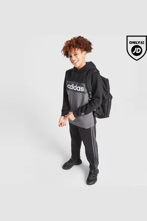adidas Badge of Sport Camo Overhead Hoodie Junior