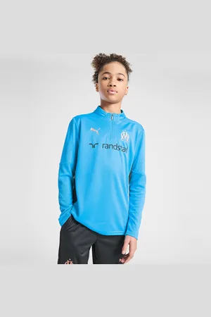 PUMA Olympique Marseille 1/4 Zip Training Top Junior