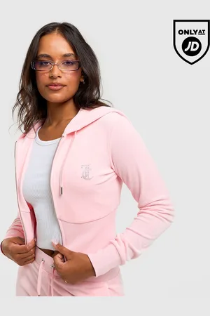 Juicy Couture Corset Velour Full Zip Hoodie