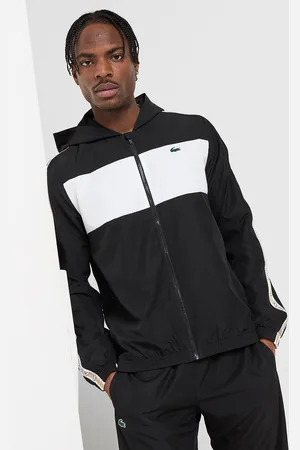 Lacoste Colour Block Taffeta Full Zip Hoodie