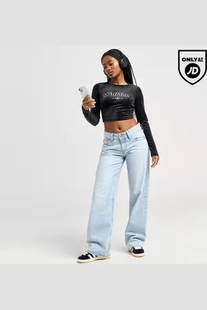 adidas Velour Swirl Long Sleeve Top